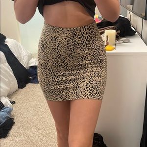 Brandy Melville cheetah skirt